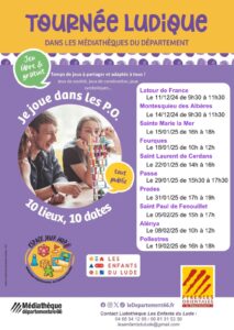 Tournée ludique 2025, je joue dans les P.O., 10 jours, 10 dates